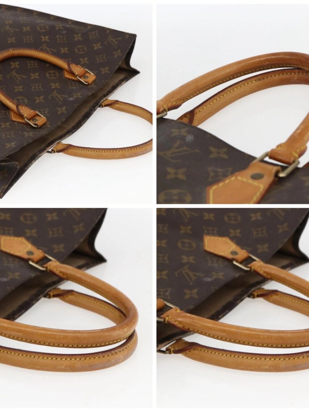 LOUIS VUITTON Monogram Sac Plat Hand Bag M51140 LV Auth bs33031 - Picture 16 of 16